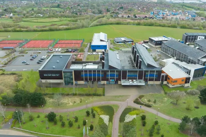 Oakgrove school aerial view