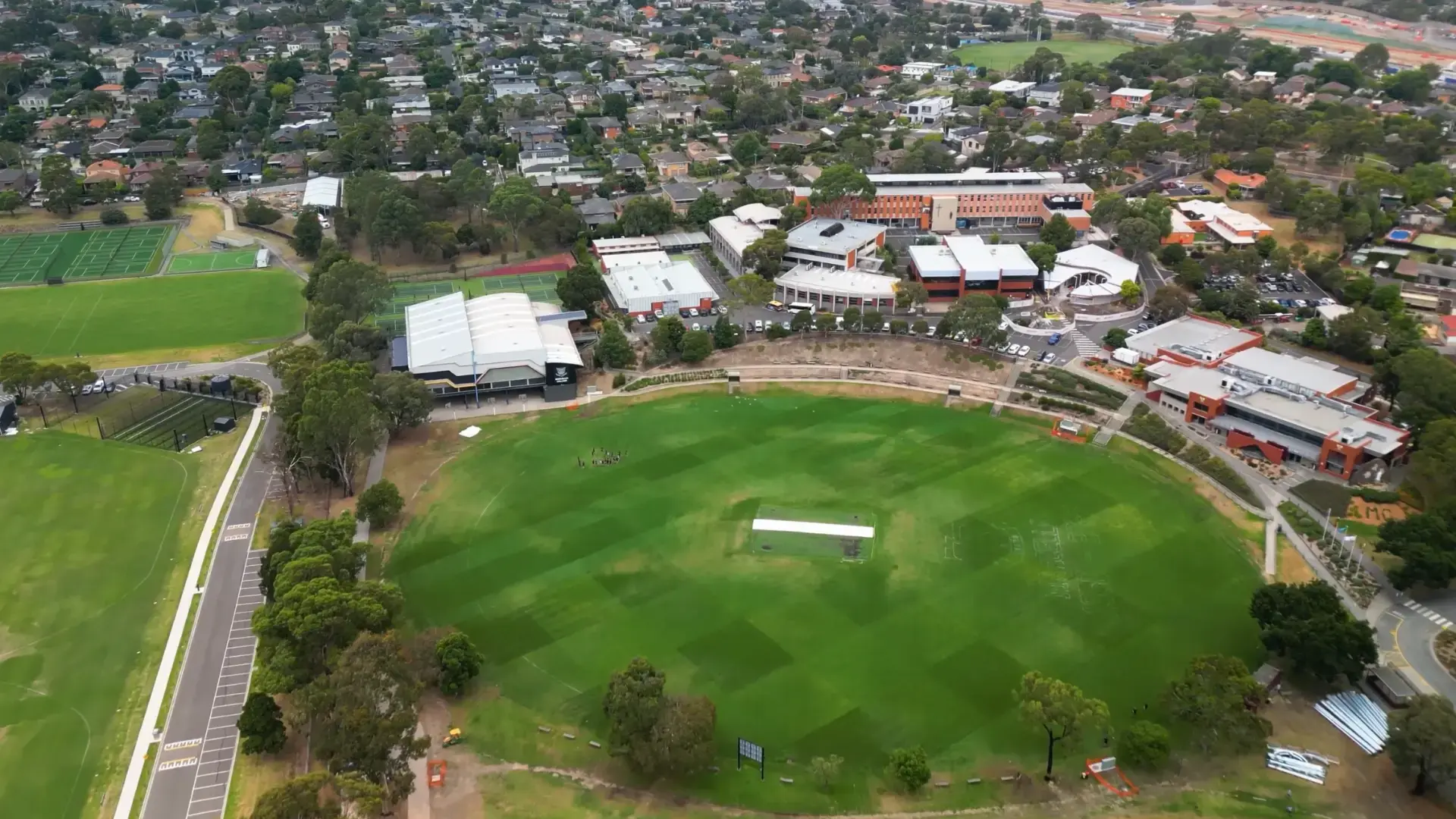 Marcellin college aerial view